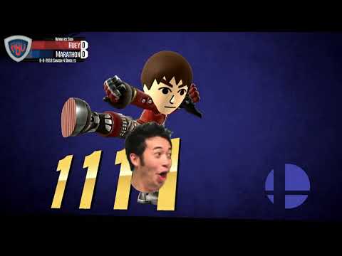 ABU 22: Huey (ZSS) vs. Marathon (Mii Brawler) - SSB4 Singles Winners