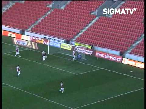 9. kolo Gambrinus Ligy, Slavia - Sigma 1:0