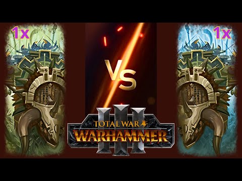 How Much Better Is Blessed Ancient Stegadon vs  Ancient Stegadon in Total War: Warhammer 3?