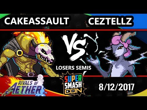 Smash Con 2017 Rivals - T2 | CakeAssault (Forsburn) Vs. Ceztellz (Absa) ROA LS