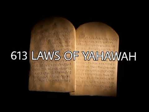 613 LAWS OF YAHAWAH PT.1