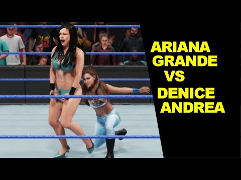 WWE 2K19 Ariana Grande vs Denice Andrea - No Holds KO