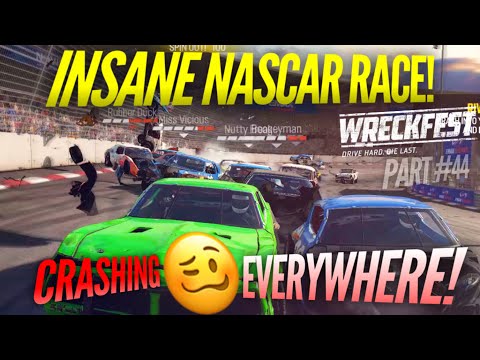 (EPIC NASCAR OVAL RACING!!) WRECKFEST CAREER MODE Playthrough Part #44 (Xbox One 1080p HD)