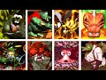 All Donkey Kong Country SNES Trilogy Boss Fights DKC 1 2 3 No Damage All Endings