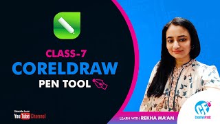 CorelDraw for beginners | Class 7 Pen Tool #coreldraw #Pentool