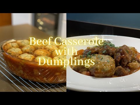 Beef Casserole with Dumplings *easy way*