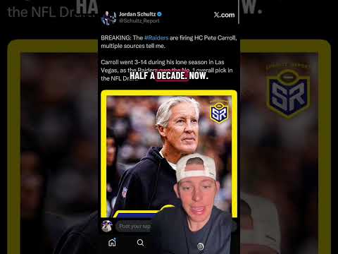 With Pete Carroll gone, what do you the Raiders need? #petecarroll #raiders # fl #raidersnation