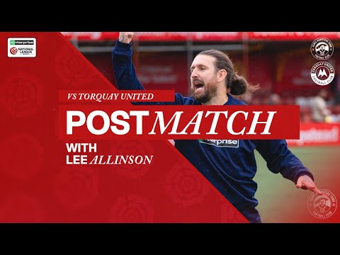 POST MATCH REACTION | Lee Allinson | Hemel Hempstead Town FC 2-1 Torquay United