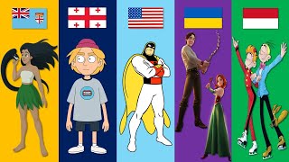 Cartoons From Different Countries | Pt.95