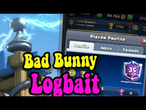 Bad Bunny How to BEAT EVERY Meta DECK w/ LogBait Classic - Clash Royale