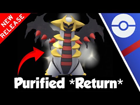 *NEW* NEAR IMPOSSIBLE TO OBTAIN Great League ELIGIBLE *PURIFIED* Giratina-  Pokemon Go PVP