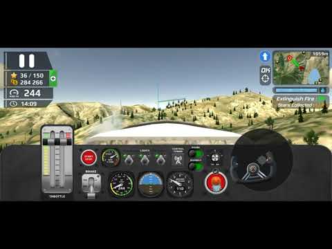 HFPS - Helicopter Flight Pilot Simulator - Mission 12 (Save the Forest Extinguish the Fire)
