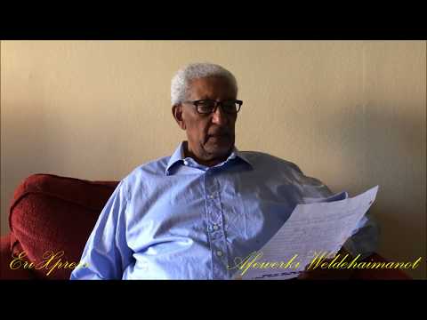 Afewerki Weldehaimanot Poem in Honor of Eritrean Martyrs Day 20 June 2020