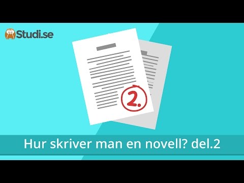 Hur skriver man en novell? del.2 (Svenska) - www.binogi.se