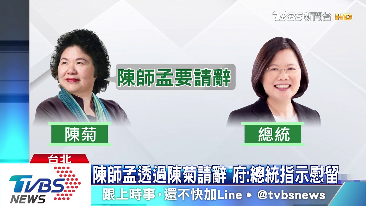 陳師孟透過陳菊請辭　府：總統指示慰留