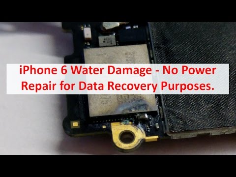 Apple iPhone 6 Water Damage No Power - Repair for Data Recovery Purposes