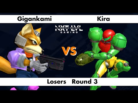 NXT LVL Gaming 7 - Losers Round 3 - Gigankami (Fox) vs Kira (Samus) - SSBM Smash Melee