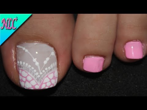 DISEÑO DE UÑAS PARA PIES BLOOMING ¡FÁCIL DE HACER! – BLOOMING NAIL ART – NLC