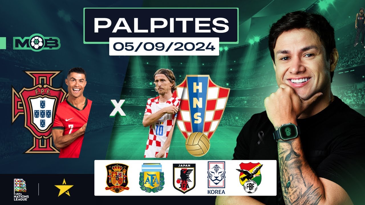 PALPITES DE FUTEBOL PARA O DIA 05 09 2024 + BILHETE PRONTO (QUINTOU NO MUNDO BET)