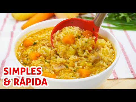 Sopa de Frango com Arroz na Panela de Pressão: Receita Rápida e Deliciosa