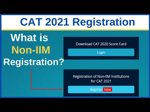 CAT 2021 - What is Non IIM Institute Registration? | Ronak Shah