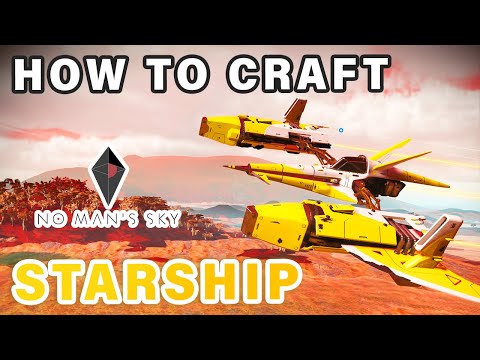 How to Build Your OWN Starship | Solar Starship Guide ► No Man's Sky