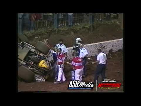 Sprintcars: Scott Davis Rollover - Archerfield Speedway [Classic]