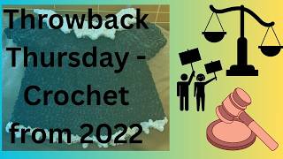 #throwbackthursday Crochet a dress for my granddaughter #ruthbaderginsburg