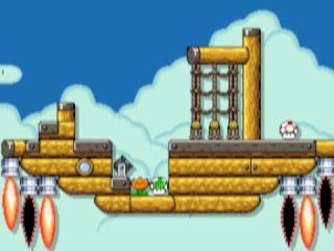Bowser's Airship Fleet ⚡️ by Diego ⚡️ Super Mario Maker Raw Gameplay