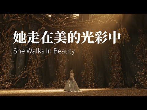 美得令人窒息的英文詩：美得令人窒息的英文詩： She Walks In Beauty by Lord Byron (拜倫的傳世經典) (美得令人窒息的英文诗: She Walks In Beauty by Lord Byron (拜伦的传世经典))