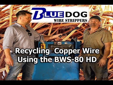 Bluedog Wire Strippers - BWS-80 HD - Customer Testimonial stripping