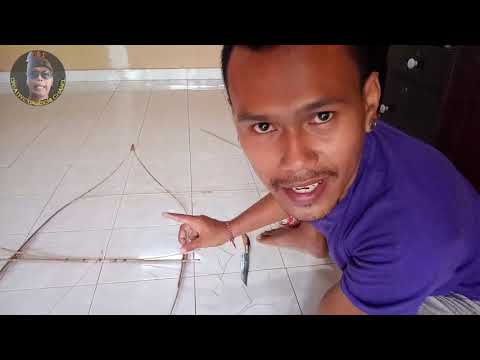 Cara membuat layangan pecuk,knock down lengkap dengan ukuran (tutorial layang-layang)