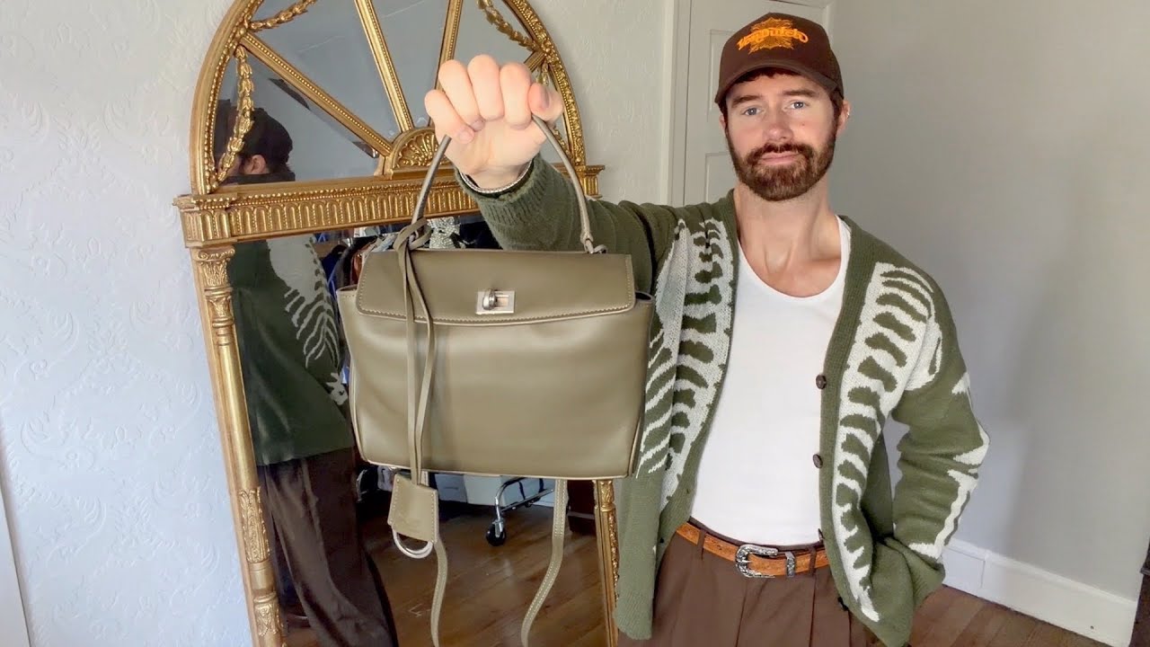 BALENCIAGA RODEO HANDBAG MINI (in khaki) | BABALABAGS