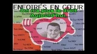 Karaoké   Les enfoirés   La chanson des restos