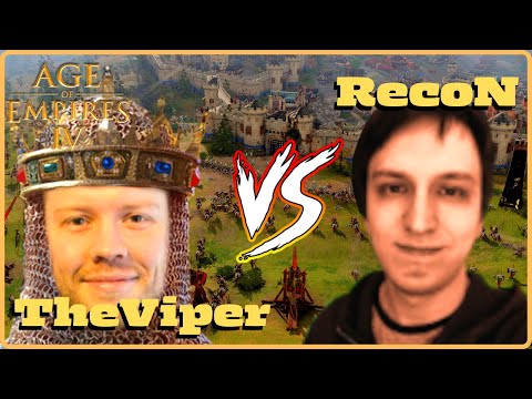 Age of Empires 4 - TheViper vs RecoN 1v1 Abbasid x Rus