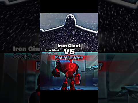 The Iron Giant Vs Peacekeeper #meme #edit #disney #astroboy #irongiant
