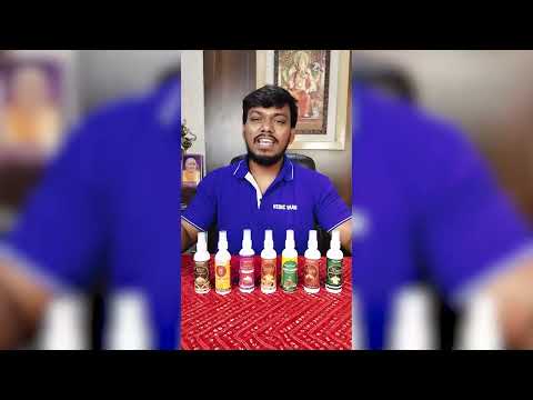 Divine Temple Spray in Rose, Khus Wala, Saffron abd Sandal Fragrance - set of 4 video