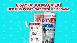 POSTA GAZETESİ’NİN MEŞHUR BULMACA EKİ ARTIK HER GÜN TAM 8 SAYFA