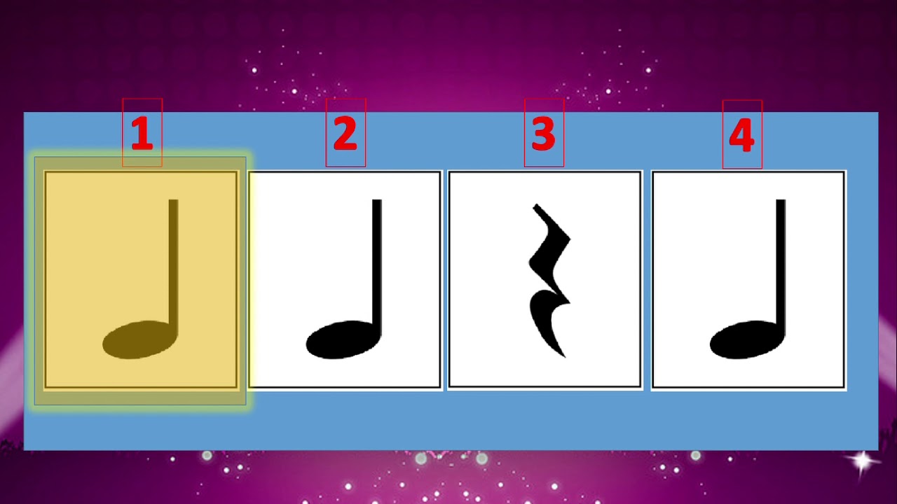 Read Along Rhythms Level1- Quarter Note and Quarter Rest