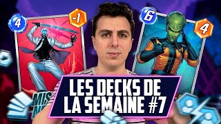 LES DECKS DE LA SEMAINE SUR MARVEL SNAP #7