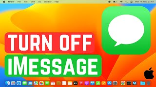 How to Turn Off turn off iMessage on Mac | How to Disable iMessage on MacOS (2024)