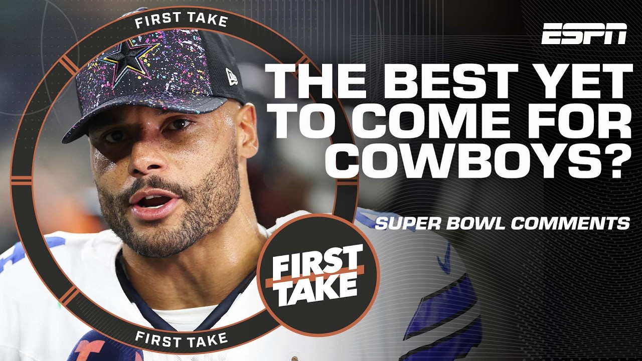 Dak Prescott sets high expectations for Cowboys' season 👀 Is it Super Bowl or Bust? | First Take