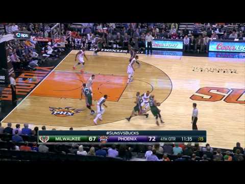 Khris Middleton Highlights Bucks vs. Suns 12.15.2014 - 14 Points, 3 Assists