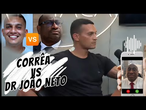 Soldier Corrêa and Dr. João Neto argue live on podcast.