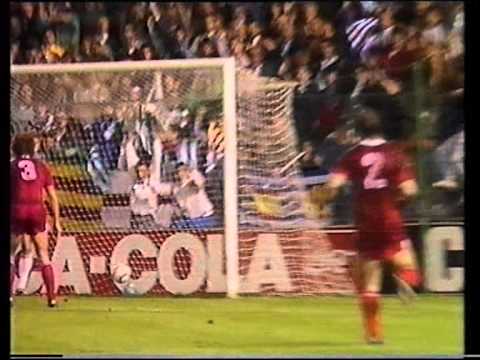UEFA Pokal 1987/1988 Finale Hinspiel Espanol Barcelona - Leverkusen 3:0