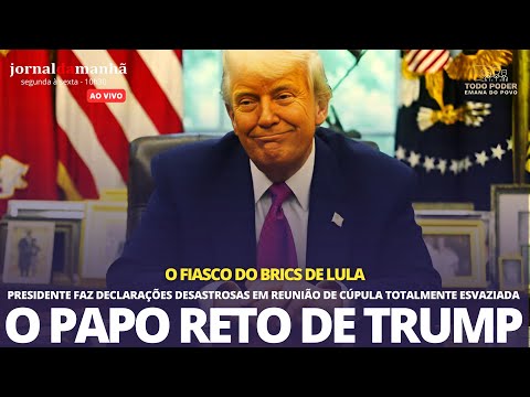 BRICS ESVAZIADO E RECADO DURO DE TRUMP - 07/07/25