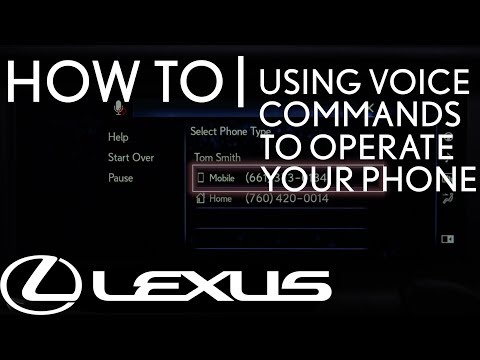 How-To Use Voice Commands to Operate Your Phone | Lexus