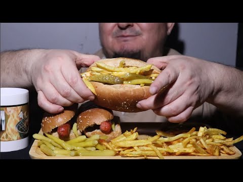 Best Of ||ASMR MUKBANG|| Sosisli Ve Patetes Kızartması #neromasmr