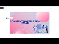 Comment Notification Email In Blogger | Tamil Bloggers