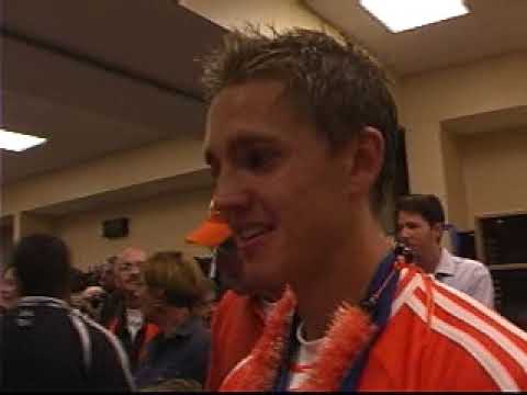Dynamo Locker Room Celebration (MLS Cup 2006)